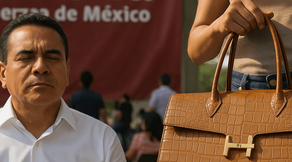 Dirigente MORENA Michoacán Defiende Bolso De 50 Mil Pesos De Compañera: Mientras No Se Compre Con Dinero Público Está Bien   - Changoonga.com