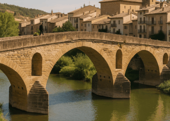 La localidad navarra que alberga el puente románico más bien conservado de todo el Camino de Santiago. – Dimension Turistica Magazine