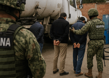 Marinos, exservidores y empresarios fueron detenidos por huachicol