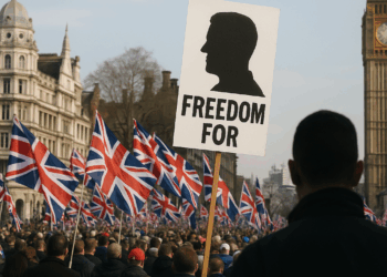 Más de 100,000 manifestantes en Londres fueron convocados por activista de ultraderecha