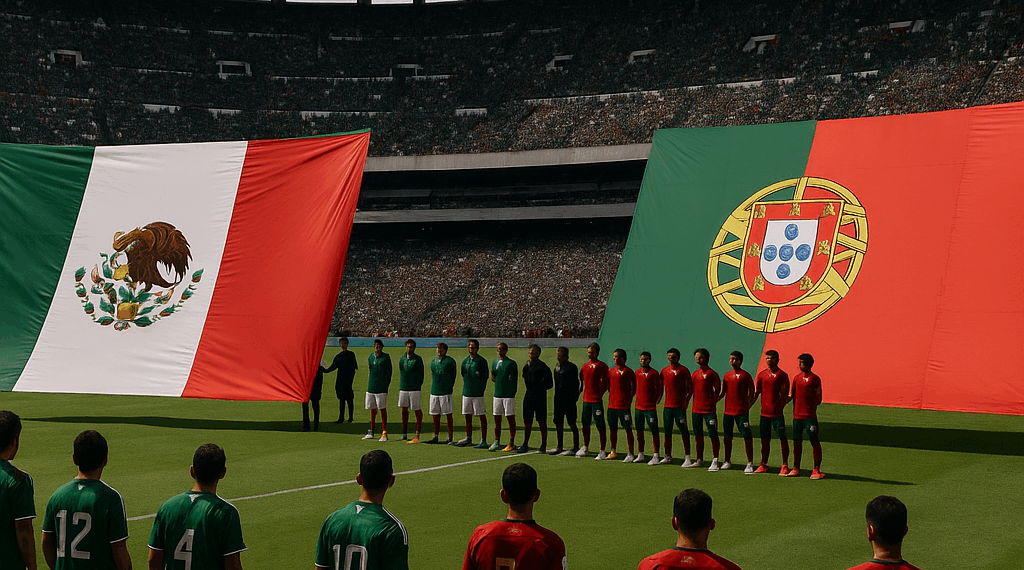 México vs. Portugal en partido amistoso en el Estadio Azteca con Cristiano Ronaldo | TUDN Copa Mundial de Futbol 2026.