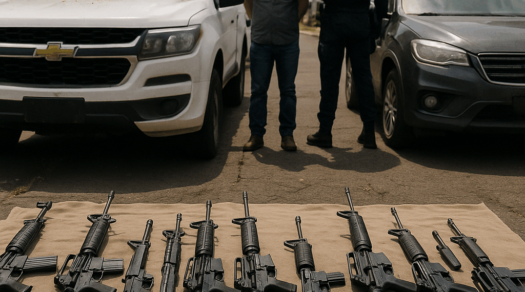#Michoacán En Apatzingán GC, FGE Y Ejército Apaña A Sujeto Con Armas Y Autos Robados - Changoonga.com