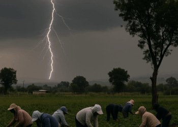 #Michoacán 8 Jornaleras Se Refugiaron De La Lluvia Bajo De Un Árbol, Les Cayó Un Rayo ...Y Viven Para Contarla!  - Changoonga.com