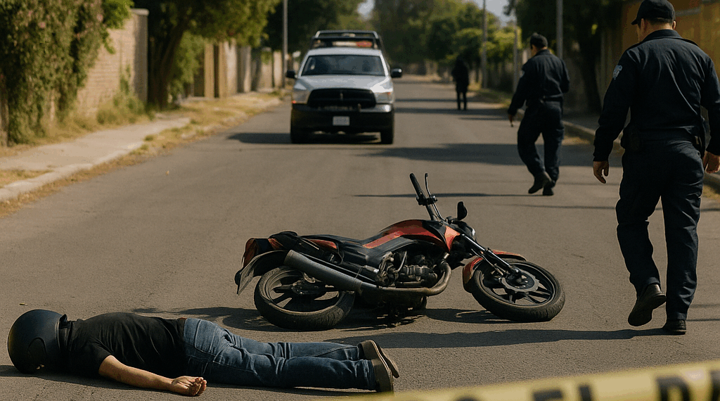 Michoacán Rojo: De Tiro En La Cabeza Matan A Motociclista En Cuaracurio - Changoonga.com