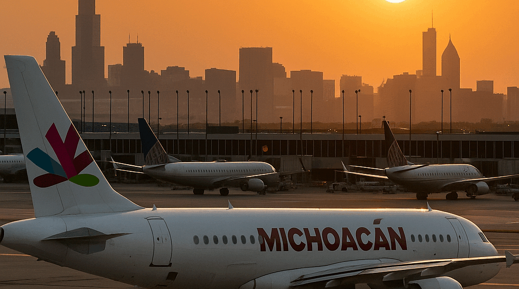  Promueve Michoacán su conectividad aérea en Chicago – Dimension Turistica Magazine
