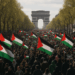 Vídeo. Miles marchan en París por el reconocimiento del Estado palestino