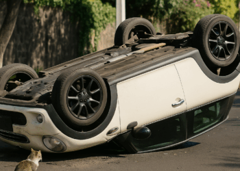 #Morelia Mini Cooper Vuelca Al Sur De La Ciudad, Conductor Resultó Solo Con Golpes Leves - Changoonga.com