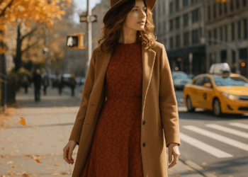 Vestidos del street style de Nueva York para llevar en otoño en 2025 y ser la más elegante