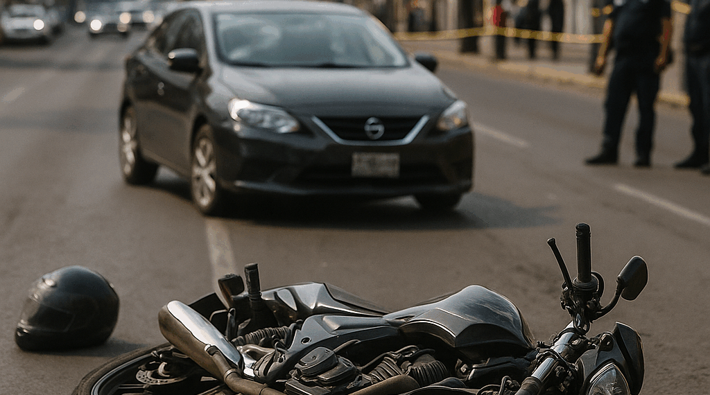 #Morelia Motociclista Es Embestido En Av. Morelos Norte - Changoonga.com