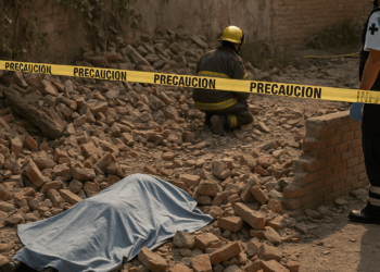 Barda cayó y mató a una mujer en la colonia Volcanes
