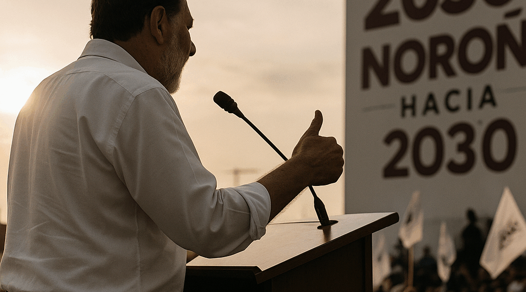 Ahora Noroña activa su campaña rumbo a 2030 y pide a Morena que no lo mida por otro partido