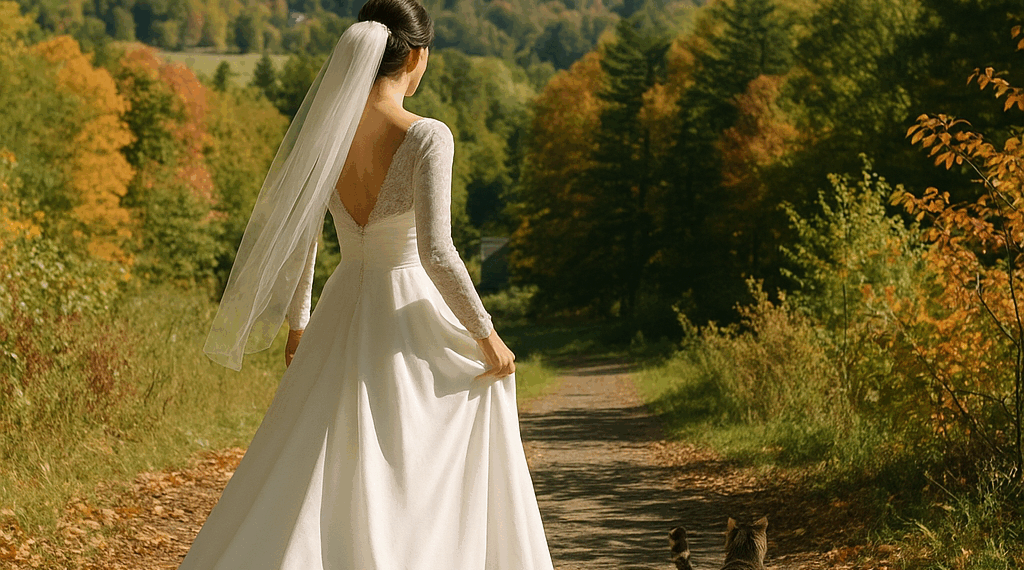 Esta Novia Editora de Moda Lució un Diseño de Christopher John Rogers en Su Boda en un Pradera de los Catskills. – Dimension Turistica Magazine