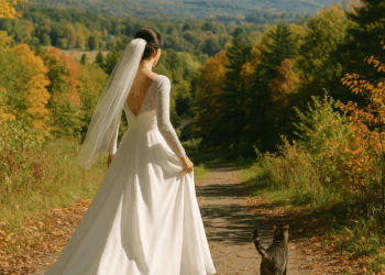 Esta Novia Editora de Moda Lució un Diseño de Christopher John Rogers en Su Boda en un Pradera de los Catskills. – Dimension Turistica Magazine