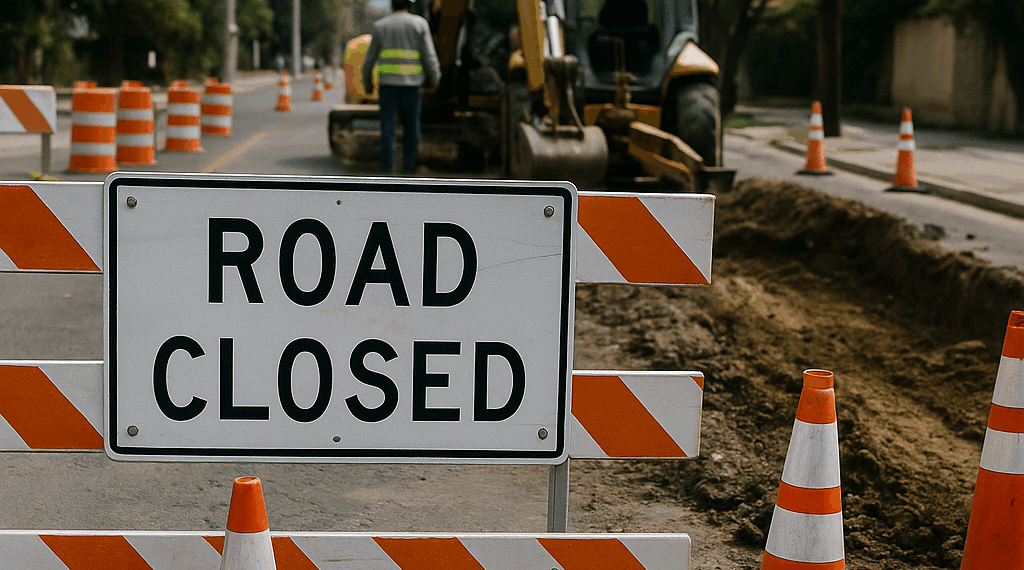 Por obras, cierres parciales en Calzada Zavaleta y Bulevar Capitán Carlos Camacho Espíritu
