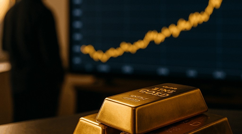 El oro abre la semana en nuevo máximo histórico; supera los 3,600 dólares