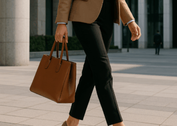 Opciones de vestuario para destacar tus zapatos de tacón en la oficina este otoño 2025, sustituyendo las sandalias. – Dimension Turistica Magazine