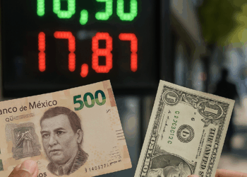 Peso mexicano avanza; el dólar se debilita por apuestas de recorte de tasas en EU