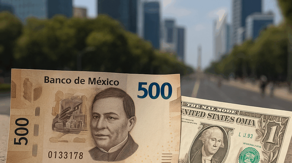 Peso se fortalece frente al dólar en espera de un recorte de la Fed