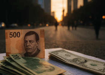 Peso mexicano se aprecia ante debilidad del dólar; espera Paquete Económico 2026