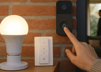 A photo of two new Philips Hue smart lightbulbs