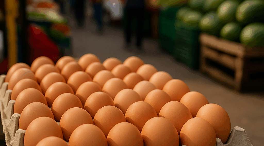 Precio del huevo para la tercera semana de septiembre en México