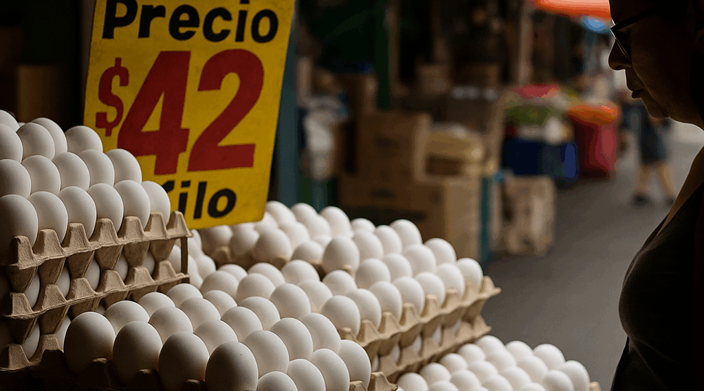 Precio del kilo de huevo en México para la segunda semana de septiembre