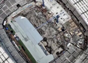 Estadio Banorte: Se filtran preocupantes imágenes de los avances del estadio a ocho meses del Mundial