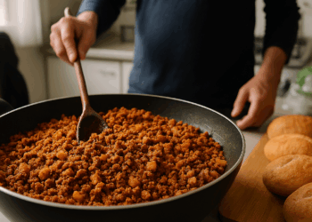 Cómo hacer 1 kilo de relleno tradicional para pambazos con papa y longaniza: rinde para 10 personas