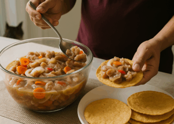 Cómo hacer 1 kilo de pata en escabeche para las tostadas de la Noche Mexicana