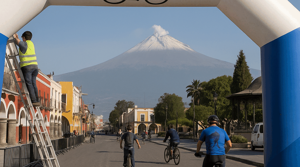 Todo listo en Atlixco para el Popobike 2025