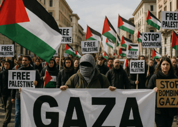 Vídeo. Huelga general provoca protestas en ciudades italianas por guerra en Gaza