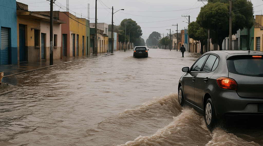 Día 3 de lluvias intensas en Puebla deja calles y avenidas convertidas en ríos