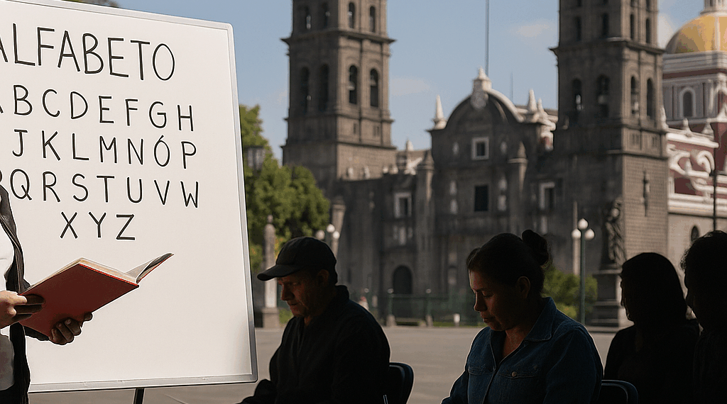Puebla se suma a campaña nacional para abatir analfabetismo