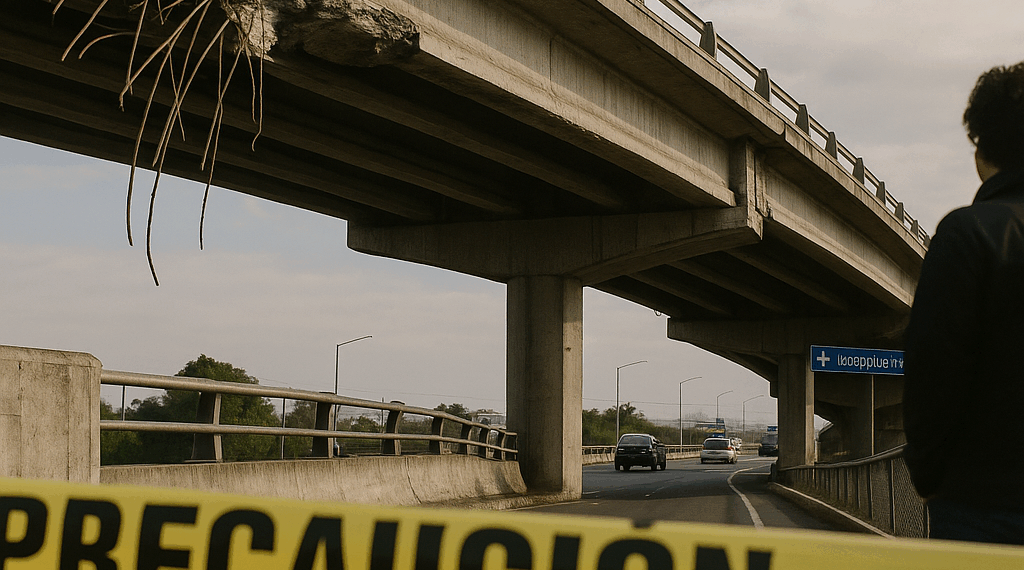 Descartan daño estructural en puente a aeropuerto de Huejotzingo