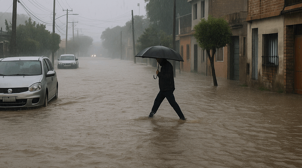 Los estados que sufrirán lluvias torrenciales este martes