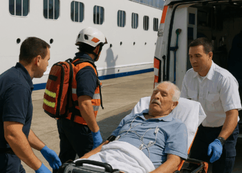 evacuación de una persona mayor con emergencia cardiaca desde un crucero. – Dimension Turistica Magazine