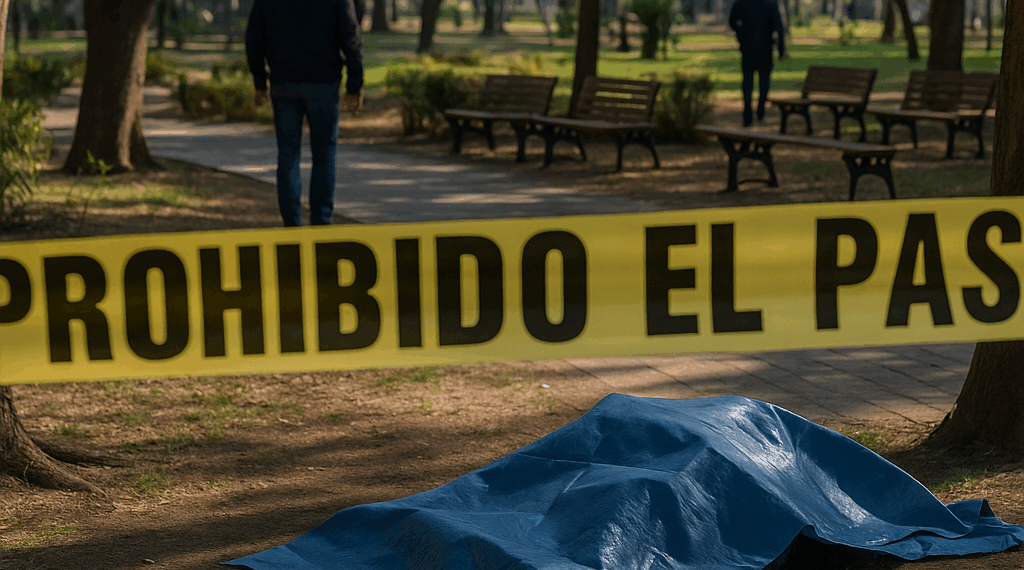 Dejan lona con restos humanos en el parque del Barrio de Analco