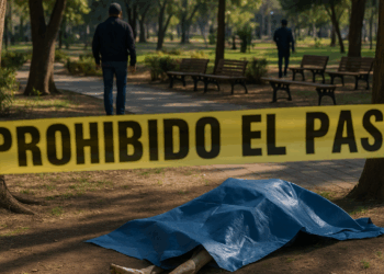 Dejan lona con restos humanos en el parque del Barrio de Analco