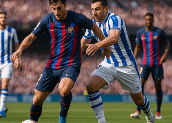 Resumen del partido Barcelona vs Real Sociedad (2-1) LaLiga 25. GOLES"