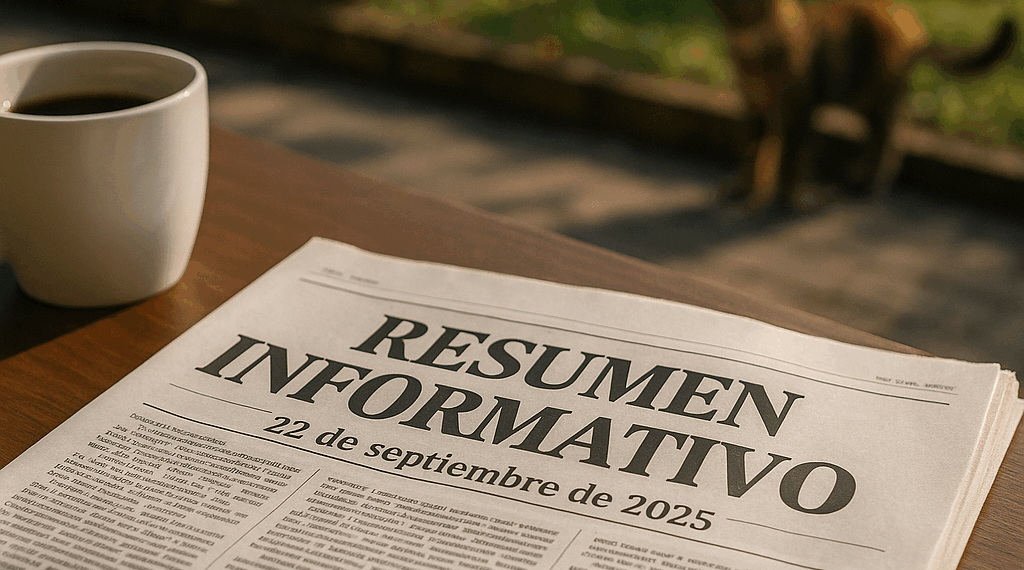 Vídeo. Últimas noticias | 22 septiembre 2025 - Mañana