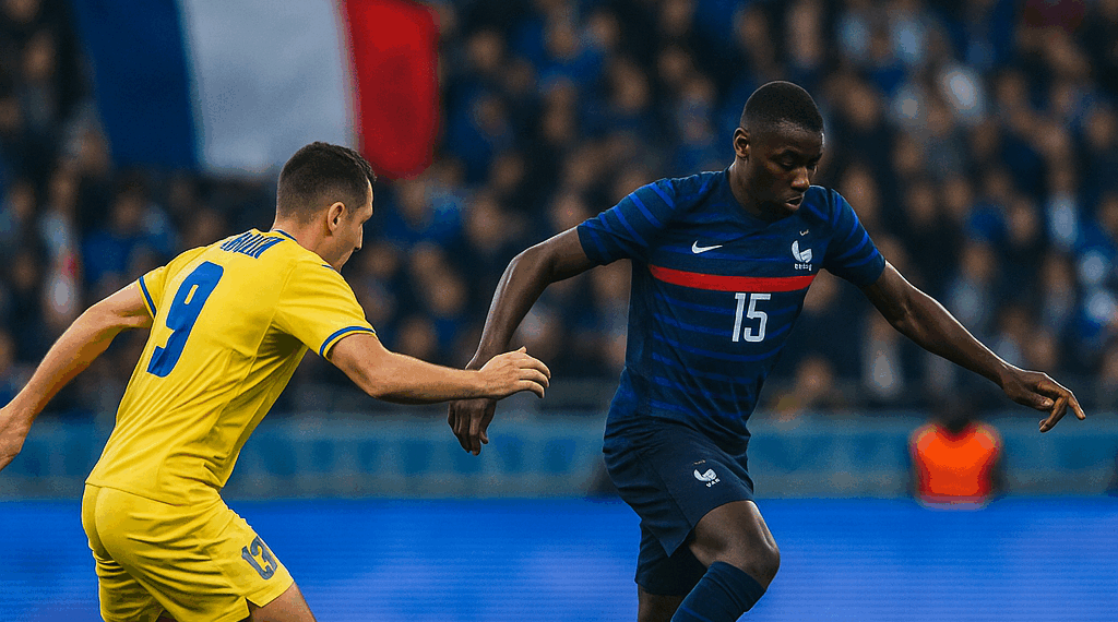 Resumen del partido Ucrania vs Francia (0-2). GOLES