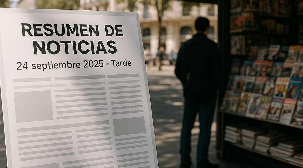 Vídeo. Últimas noticias | 24 septiembre 2025 - Tarde
