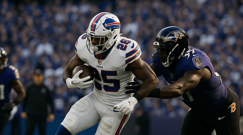 Resumen del partido Bills 41-40 Ravens (7 de Sep., 2025)