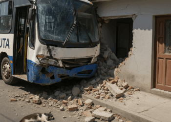 Ruta Angelópolis chocó contra una vivienda y mató a un hombre