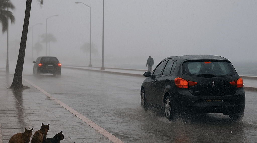 SMN pronostica fuertes lluvias en Baja California Sur ante el paso de la tormenta tropical Mario