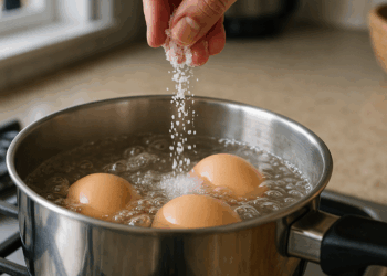 poner sal en el agua al cocer los huevos ayuda en la coagulación, así lo explica la ciencia