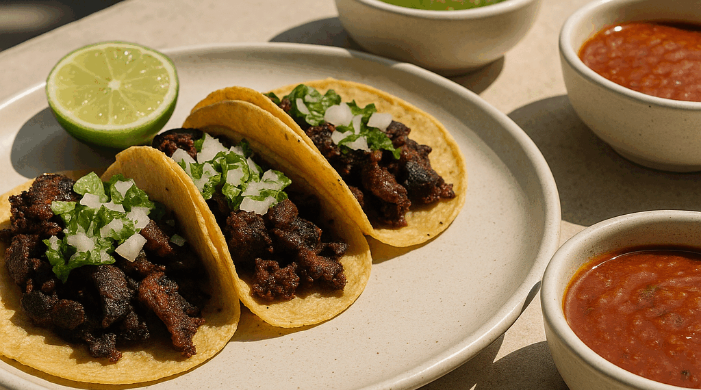 Estas son las mejores salsas para acompañar los tacos de pastor negro, según el chef Roberto Solís