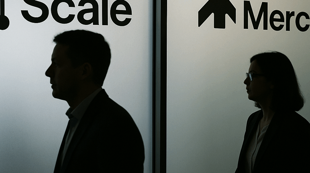 Concept illustration depicting messy litigation with an illustrated gavel on a multicolored background