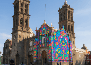Videomapping "Septiembre Brilla" en la Catedral de Puebla: Horarios y fechas