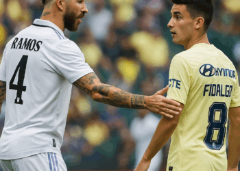 Sergio Ramos y su gran gesto con Álvaro Fidalgo al final del América vs. Rayados | TUDN Liga MX